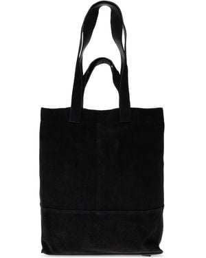 AllSaints Suede 'Cassius' Shopper Bag - Black