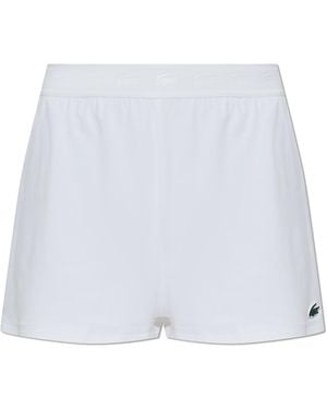 Lacoste Training Shorts - White