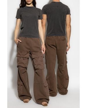 Entire studios Cotton T-Shirt - Brown