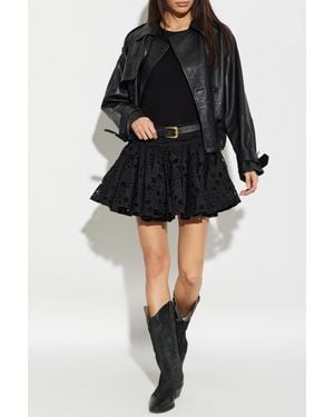 AllSaints "Dotty" Skirt-Shorts - Black