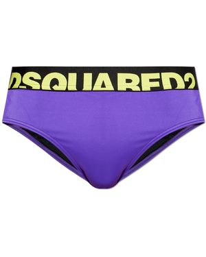 DSquared² Swim Briefs - Purple