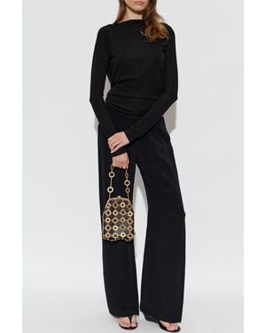Cult Gaia Silk Pants 'Sara' - Black