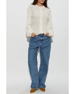 ROTATE BIRGER CHRISTENSEN Wool Cardigan - Blue