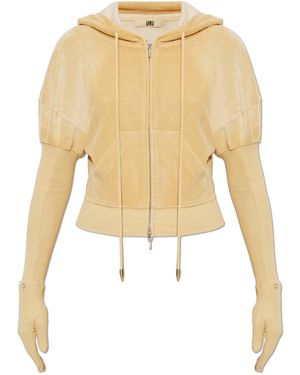 KNWLS Velour Sweatshirt 'Paris' - White