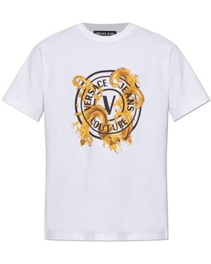 Versace Jeans Couture T-Shirt With Print - White