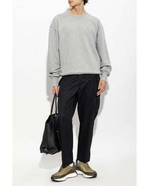 McQueen Sweatshirt With Logo - Gray