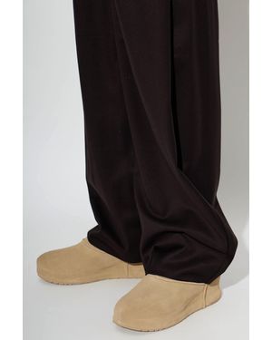 UGG Suede Shoes 'Enwrap Clog' - Black
