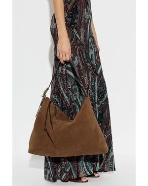 Etro Suede 'Hobo L' Bag - Brown