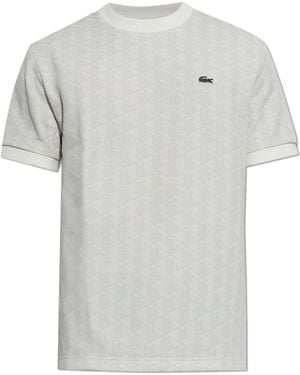 Lacoste Monogram T-Shirt - Grey
