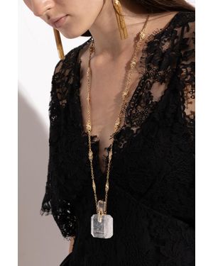 Chloé Brass Necklace - Black