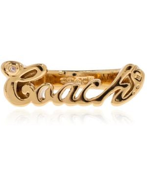 COACH Brass Ring - Metallic