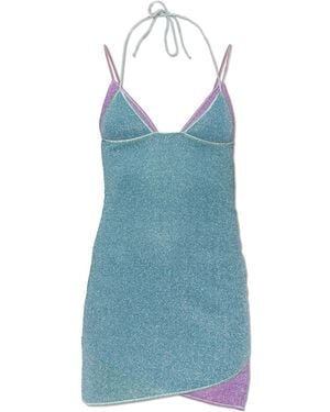 Oséree Dress With Lurex Thread - Blue
