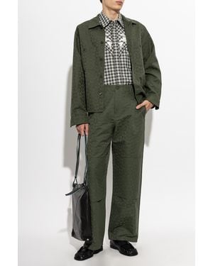 KENZO Monogram Pants - Green