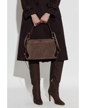 Yuzefi Suede 'Bento' Bag - Black
