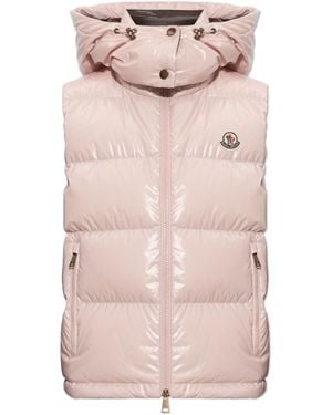 Moncler 'Niverolle' Down Vest - Pink