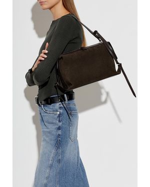 Yuzefi Leather 'Bento' Bag - Blue