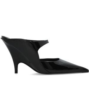 Ferragamo 'Jasir' Wedge Mules - Black