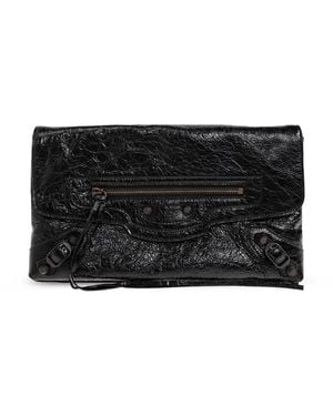 Balenciaga Leather Bag 'Le City Clutch Small' - Black
