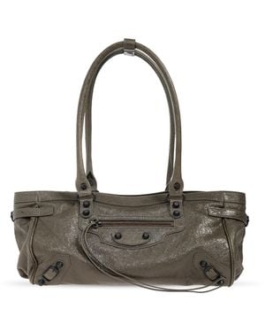Balenciaga Shoulder Bag 'Le City' - Brown