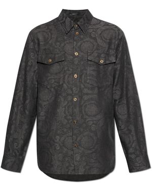 Versace Jacquard Shirt - Grey