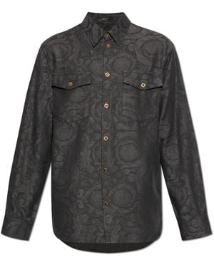 Versace Jacquard Shirt - Grey