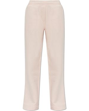 Dolce & Gabbana Joggers With Embroidered Logo On The Pocket - White