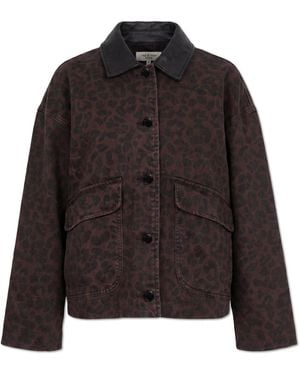 Rag & Bone Jacket With Animal Motif - Black