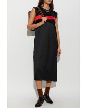 Marni Long Dress With Applications - Black