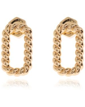 AllSaints Brass Earrings - Metallic
