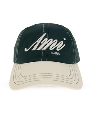 Ami Paris Baseball Cap - Black