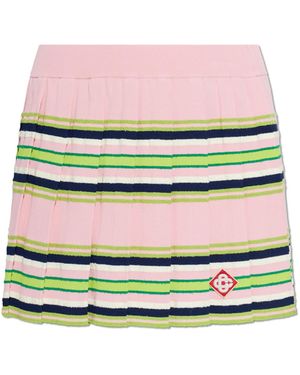CASABLANCA Short Pleated Skirt - Pink