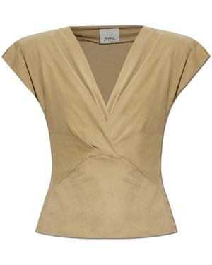 Isabel Marant Top 'Nadrine' - Natural