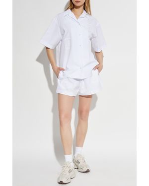 LACOSTE RUNWAY Shirt With Logo - White