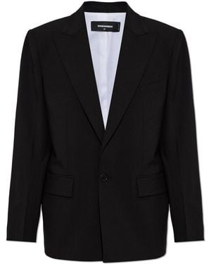 DSquared² Single-Vent Blazer - Black