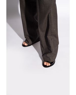 Bottega Veneta Suede Cha-Cha Mules in Brown | Lyst