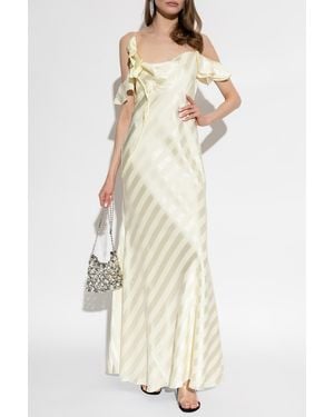 Self-Portrait Strappy Dress - Natural