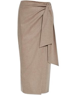 Max Mara Cashmere Skirt "Bingo" - Natural