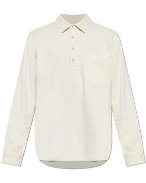 Rag & Bone Polo With Pocket - White