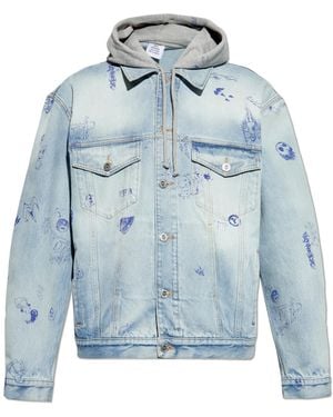 Vetements Denim Jackets - Blue