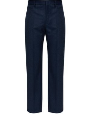 Etro Wool Pleated Trousers - Blue