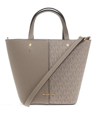 MICHAEL Michael Kors Handheld Bag `flora`, - Grey