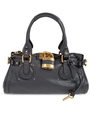 Chloé 'paddington' Hand Bag, - Black