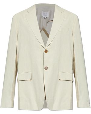 Maison Kitsuné Single-Vent Blazer - White