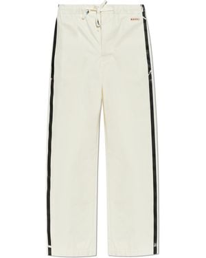 Marni Wide-Leg Trousers - White