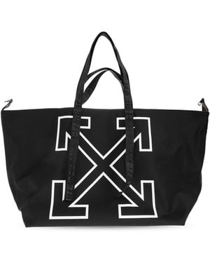 Off-White c/o Virgil Abloh 'Heritage Day Off Large' Shopper Bag - Black