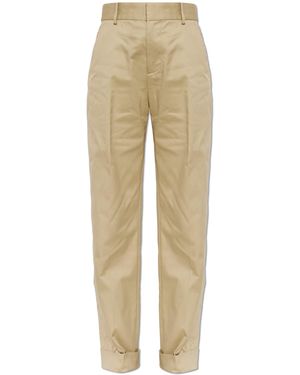 DSquared² Creased Trousers - Natural