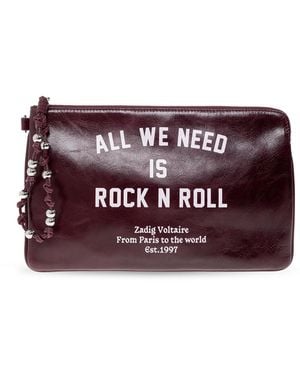 Zadig & Voltaire 'Angel' Clutch - Purple