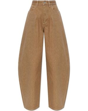 Jacquemus 'Ovalo' Jeans - Natural