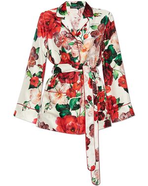 Dolce & Gabbana Silk Shirt - Red