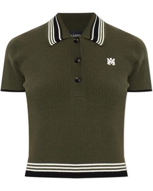 Amiri Wool Polo - Green